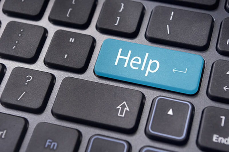 computer help button keyboard