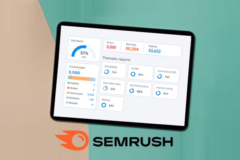 SEMrush SEO and Site Audit tool