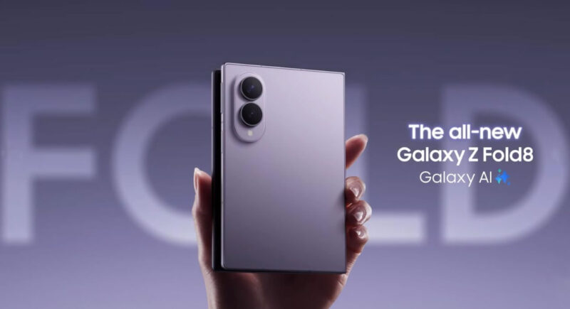 The new Samsung Galaxy Z Fold8 smartphone